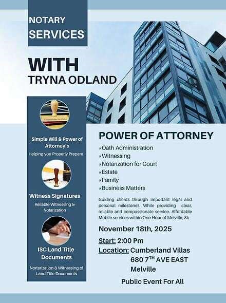 Public Notary Services Session focused on Power of Attorney
