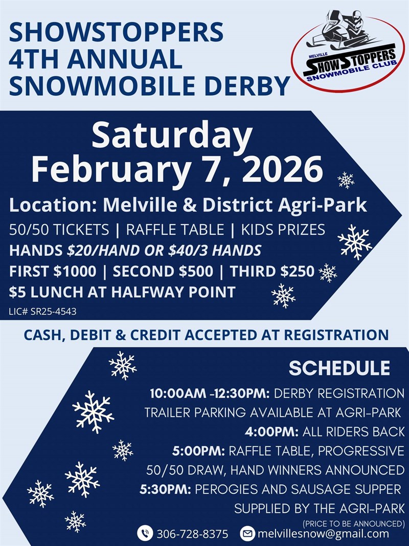Showstoppers 4th Annual Snowmobile Derby